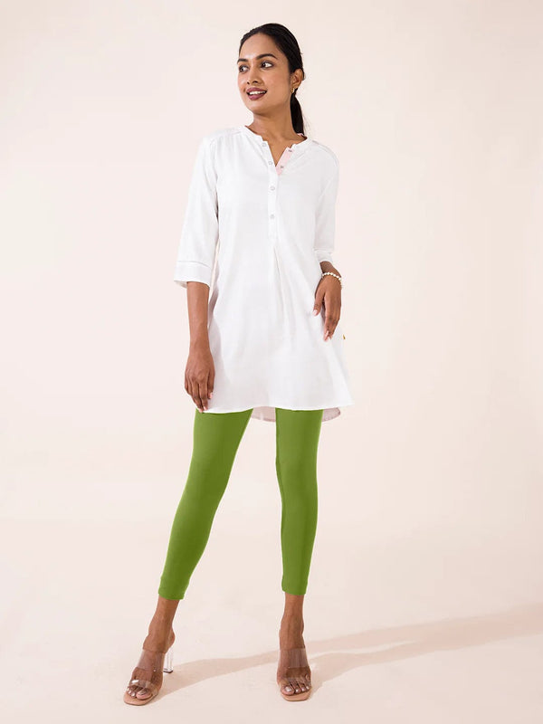 026 Mehandhi Green Full Length Legging
