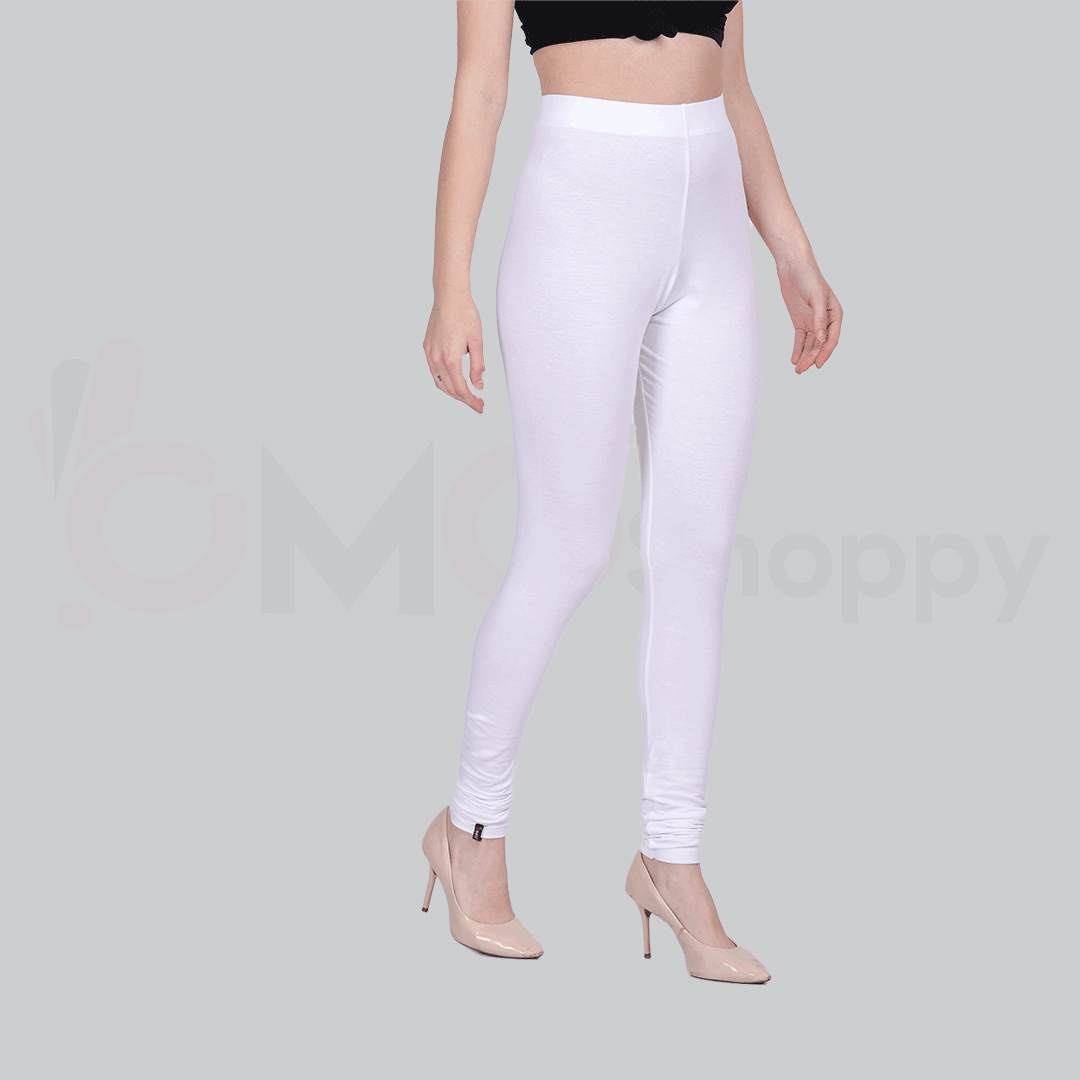 009 White Full Length Legging