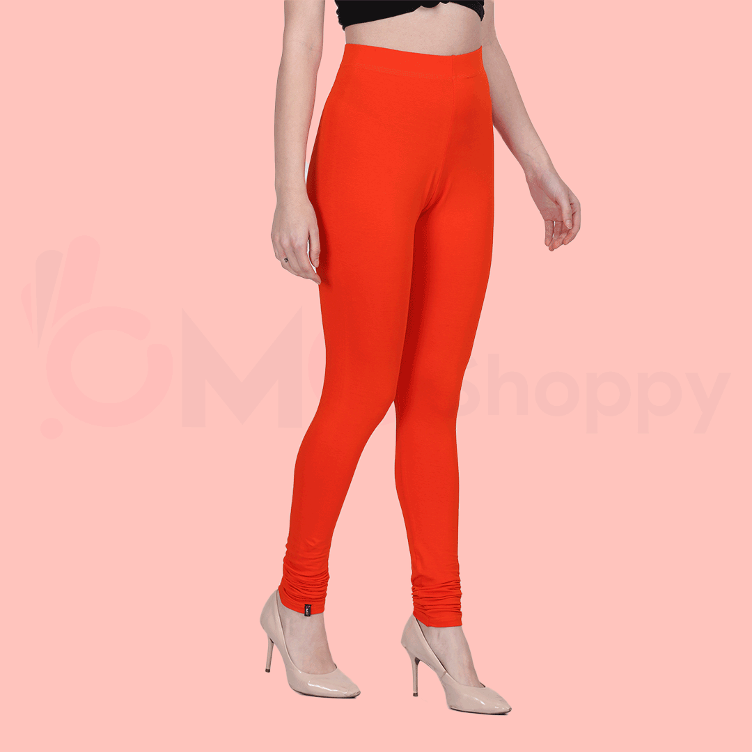 013 Tiger Orange Full Length Legging