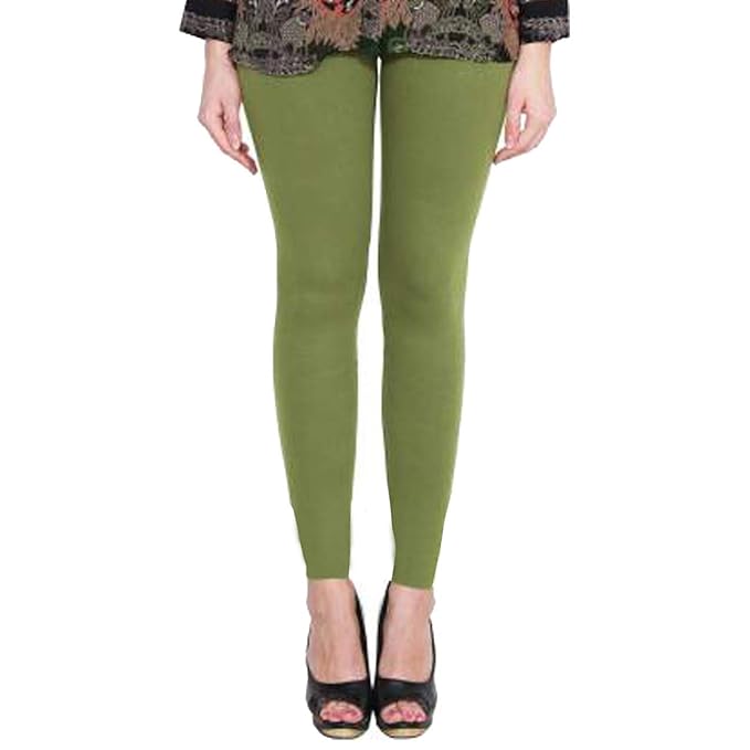 026 Mehandhi Green Ankle Length Legging