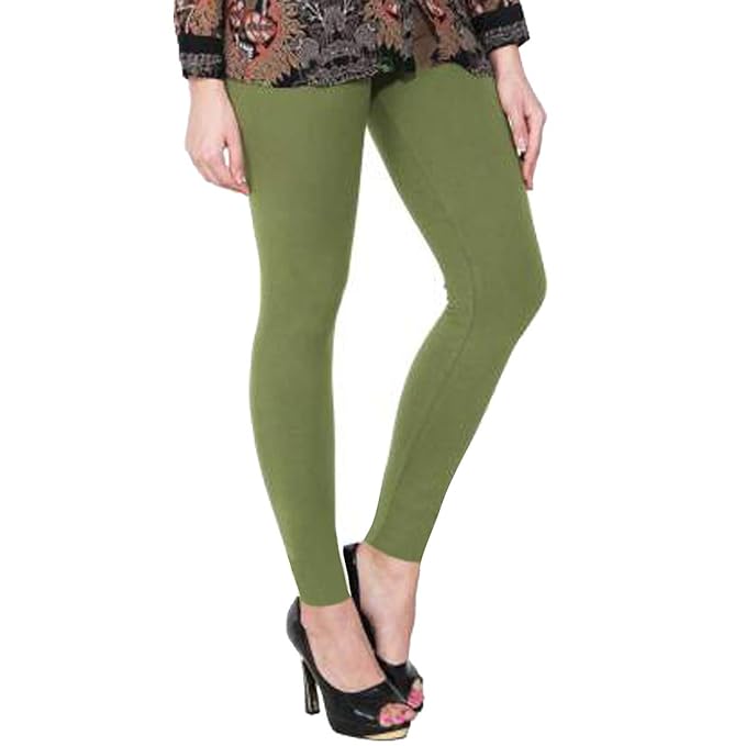 026 Mehandhi Green Ankle Length Legging