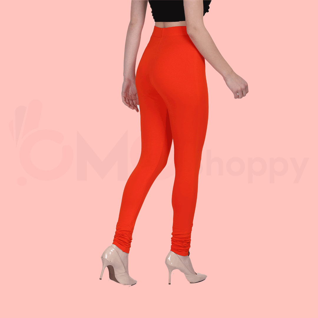 013 Tiger Orange Full Length Legging