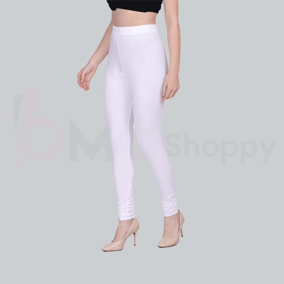 009 White Full Length Legging