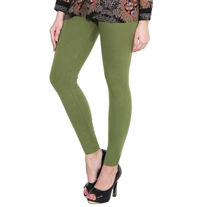 026 Mehandhi Green Ankle Length Legging