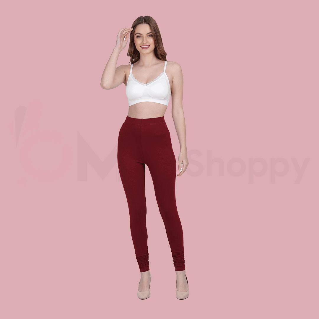 012 Rosewood Maroon Full Length Legging