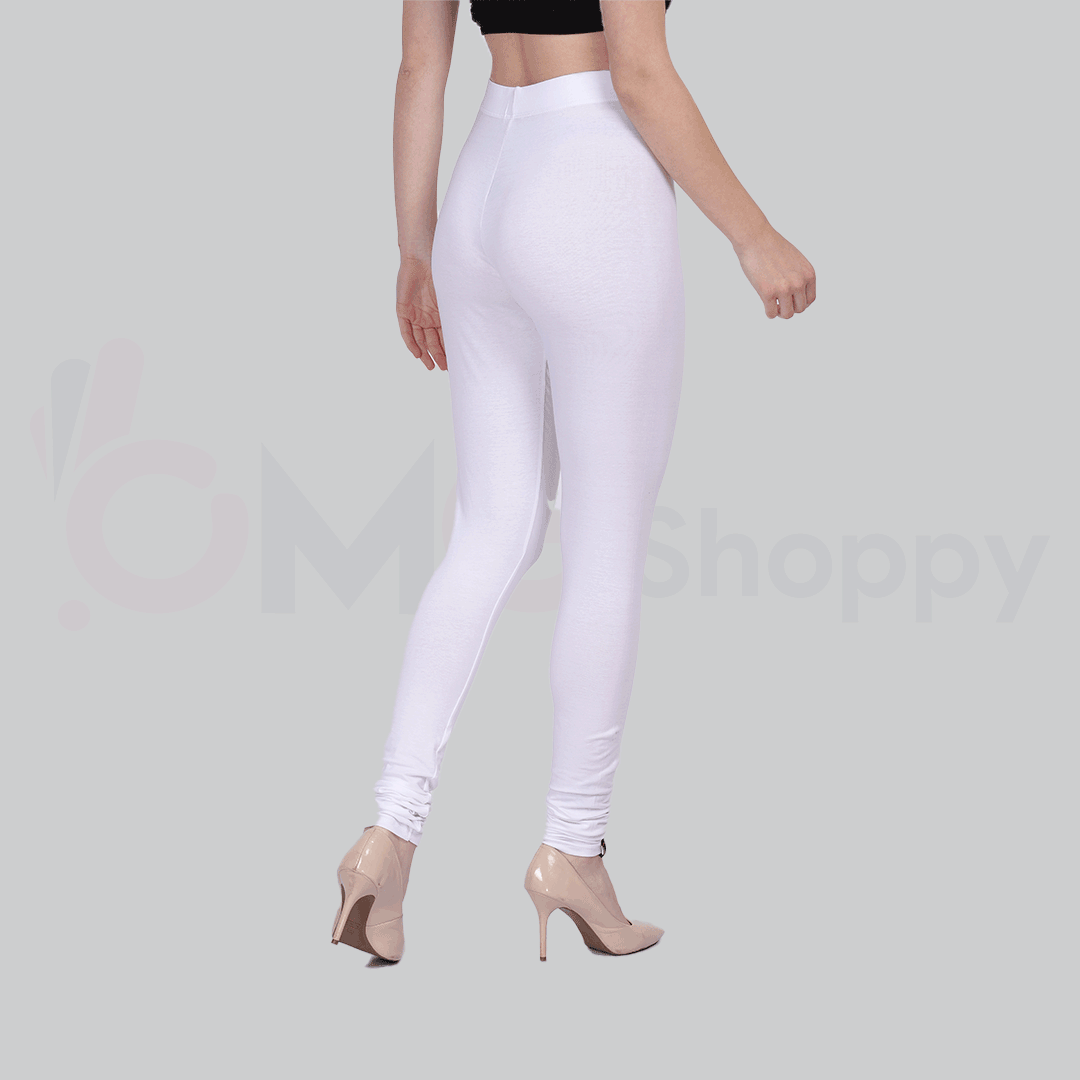 009 White Full Length Legging