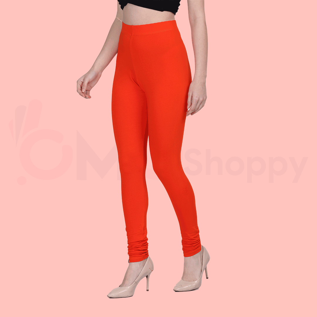 013 Tiger Orange Full Length Legging