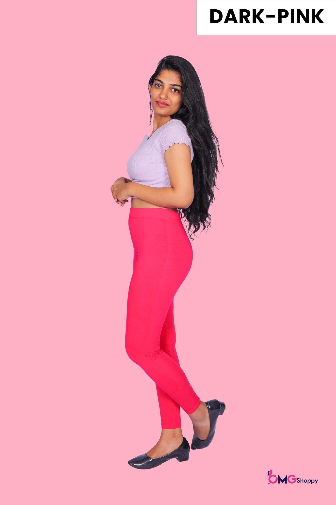 Buy KEX Black Dark Pink Solid Cotton Ankle Length Legging Combo Legging  Combo Girls Legging Combo Ankle Legging Combo Online at Best Prices in  India - JioMart.