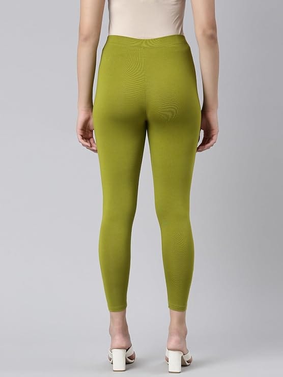 030 Olive Green  Ankle Length Legging