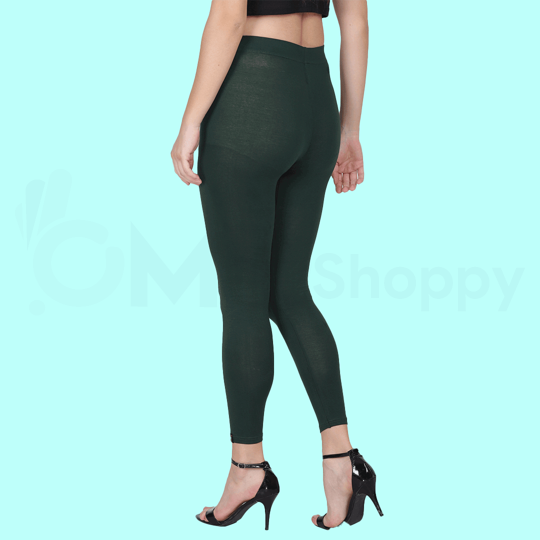 Buy Poppies Women?s Cotton Ankle Length Leggings, Combo Pack of  4,Multicolour Online In India At Discounted Prices